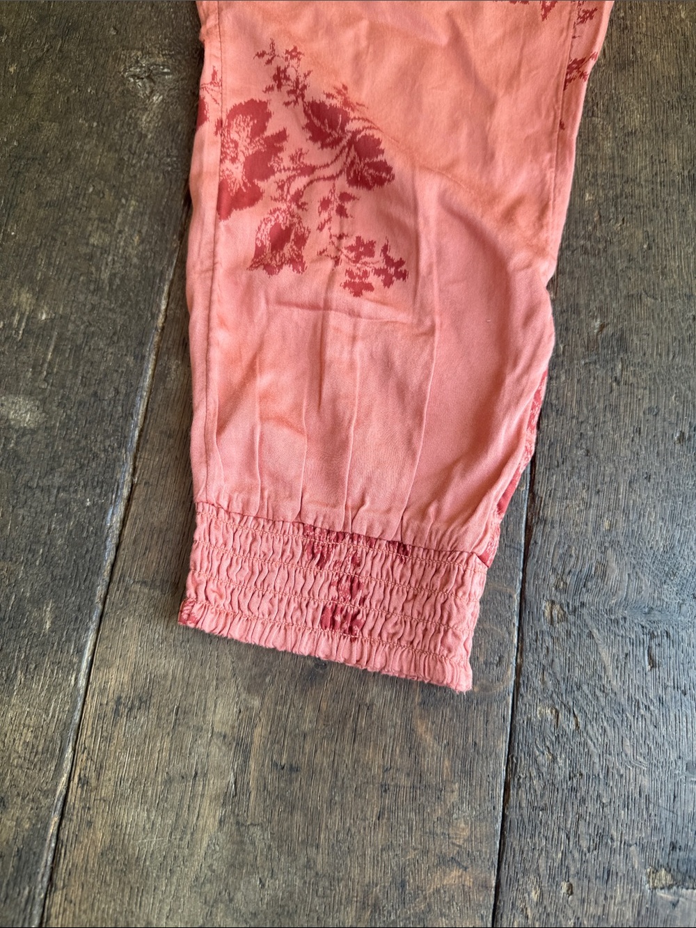 Billabong Coral Floral Drawstring pants sz M - Picture 3 of 5
